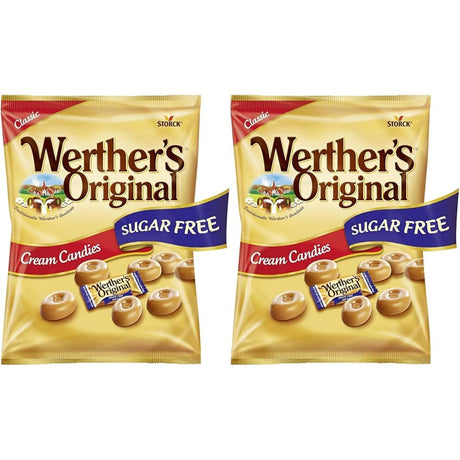 Werther's Original-1 x 70g-sukkerfri fløde slik med lækker karamellsmag
