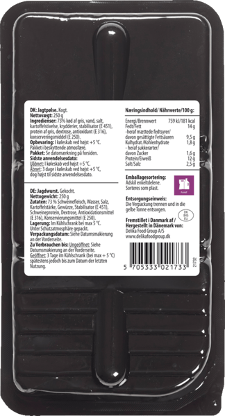 Jagtpølse God Smag 250 g