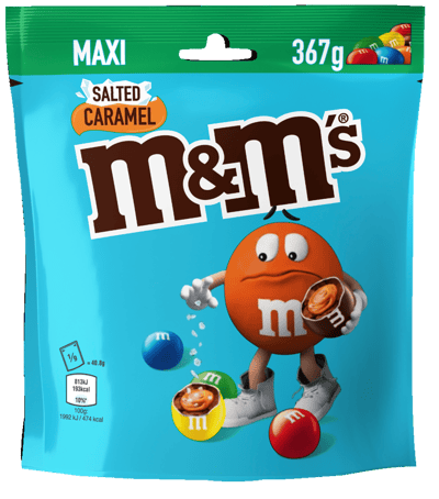 M & Ms gesalzenes Karamell 367G