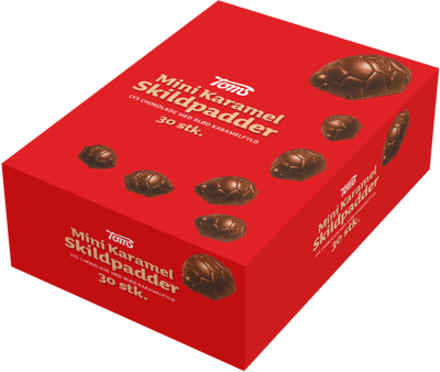 Toms Mini Karamel Skildpadder 360g