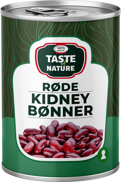 Taste of Nature Røde kidneybønner 400g