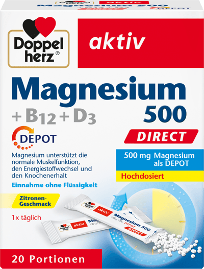 Magnesium+B12+D3 Doppelherz 20stk
