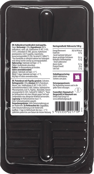 Kalkun M Paprika Dios SMAG 250 G