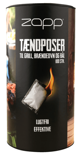 Zapp Optændingspose tønde 100 stk