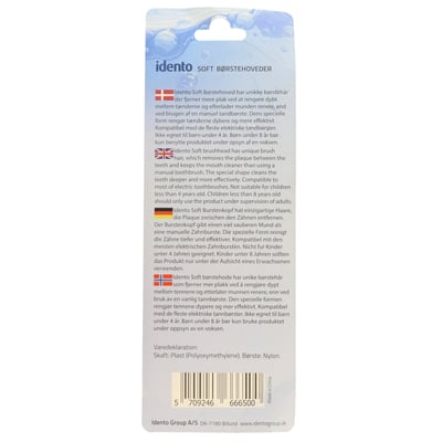 Idento Soft børstehoved 10 stk