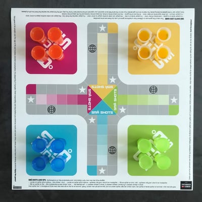 Små skott ludospil m glas