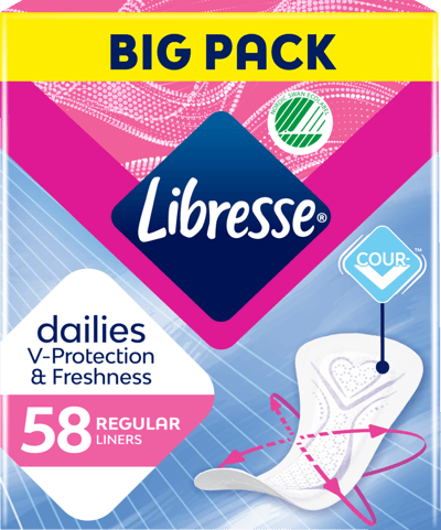 Libresse obișnuit Trusseindlæg 58 Stk