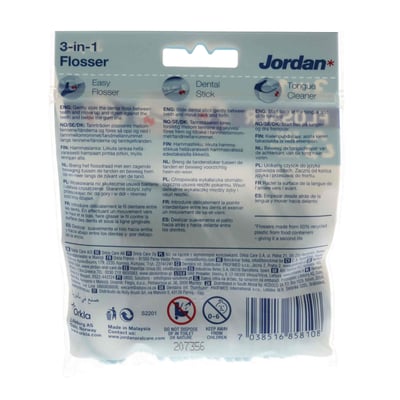 Jordan 3 en 1 hilo dental