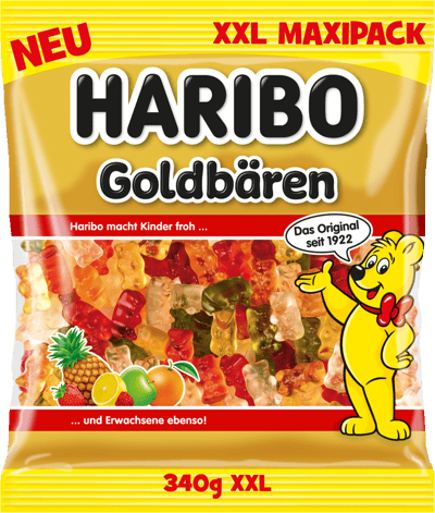 Guldbamser Haribo 340g