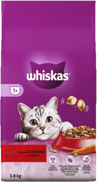 Whiskas Okse 38 kg