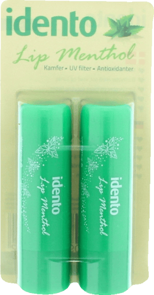 Idento Lip Menthol 2-pak