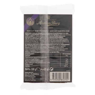 Anthon Berg Marcipanbrød nougat 4x25g