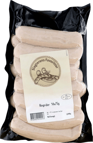 Slagterens favoritore Ringrider 14 STK 1050 g