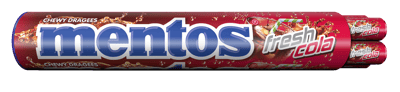 Mentos cola jumbo roll 8-pak 296 g