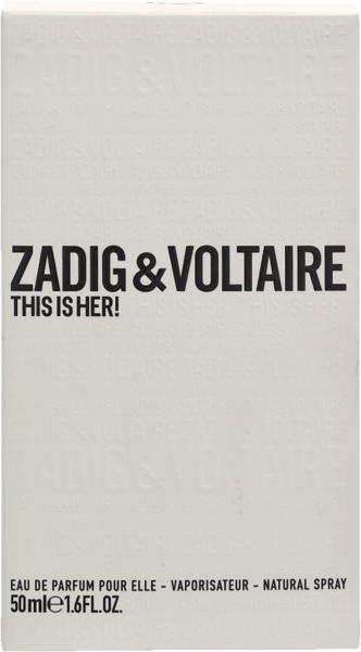 ¡Zadig y Voltaire, esta es ella! EDP 50 ml