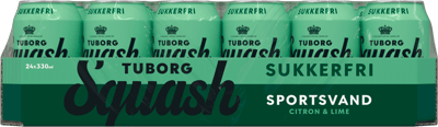 Tuborg Squash Sport sukkerfri 24x033l