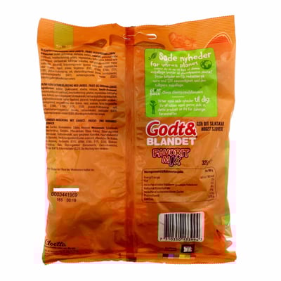 Malaco Godt y Blandet Favorit Mix 325 G