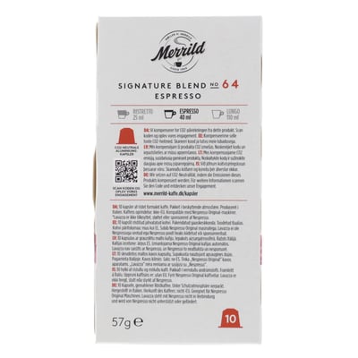 Merrild Signature Blend No64 Ncc Alu 10 kapsler
