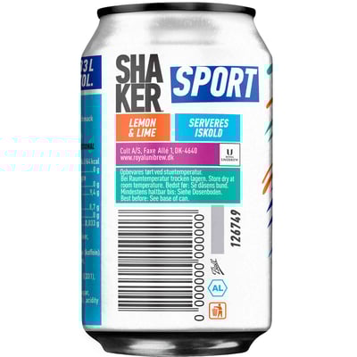 Shaker Sport 18x033 l