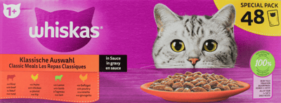 Whiskas Menubox Gel 48x85 g