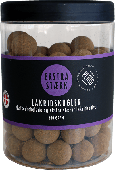 Lakridskugler ekstra stærk 600g