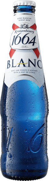 Kronenbourg 1664 Blanc Hvedeøl - 50% øl 24x33cl flaske