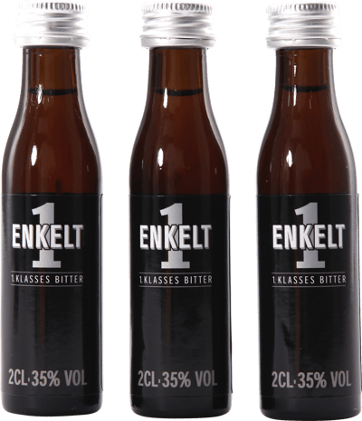 1-Enkelt Miniatureflasker 35% 3 x 002 l