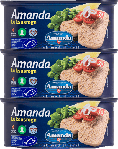Amanda Luksusrogn 3-pak 200 g