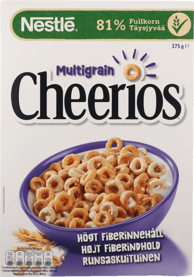 Cheerios spannmål nestlé 375 g