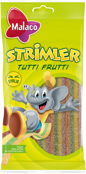 Strimler Tutti Frutti Malaco 80g