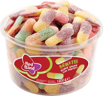 Banda roja Seguro Briketter 1200 G
