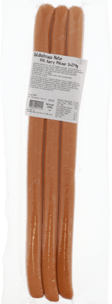 Slagterens bevorzugt Karrywurst 3 STK 50 cm 800 g
