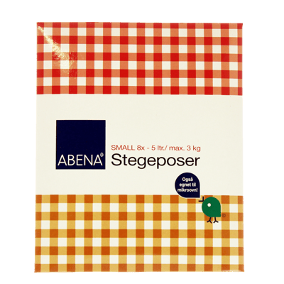 Stegepose str lille 8 stk