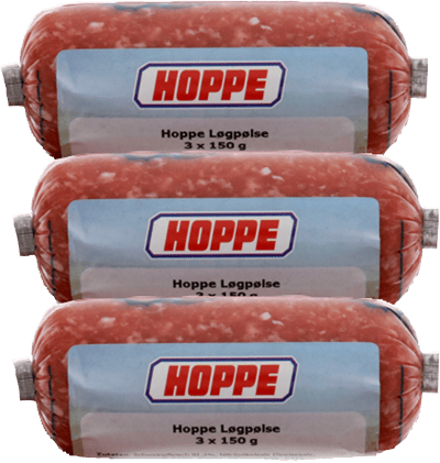 Hoppe Løgpølse 3 x 150 gr
