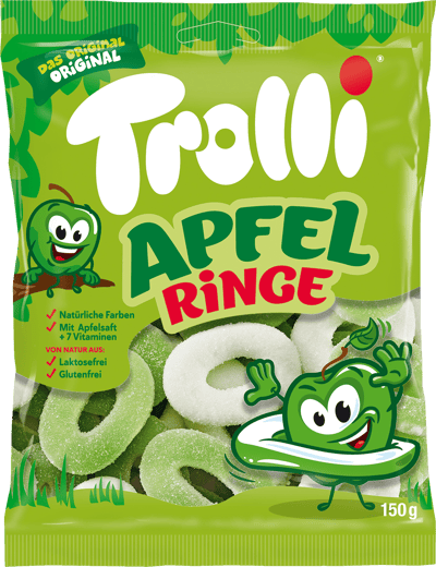 Trolli apfelringe 150 g