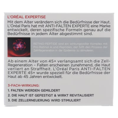 Loreal Dermo Anti-Rynke Expert 45+ Dagscreme 50ml