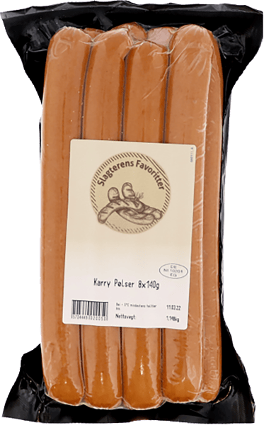 Slagterens Favoritter Karrypølser 1120 g