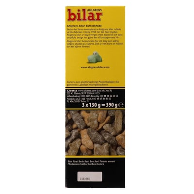 Ahlgrens Bilar Saltlakrits Box 390 g