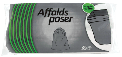 Affaldsposer 15 litros 3x30 stk