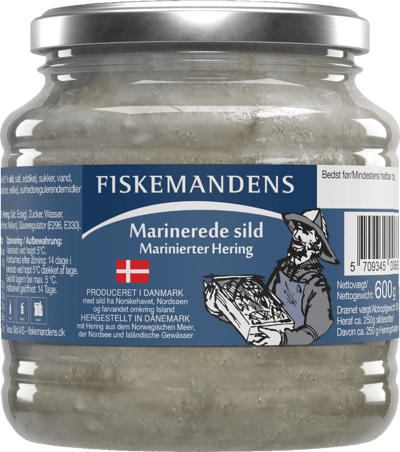 Marinerede Sild Fiskemandens 600 300 g