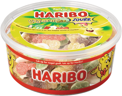 Haribo Stjerne Mix Sour 900 g