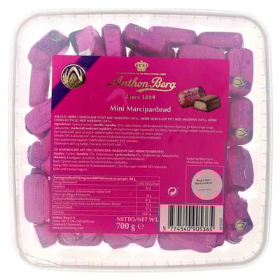 Anthon Berg Marcipanbrød Mini 700 g