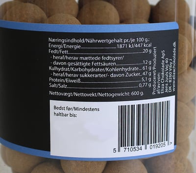 Lakridskugler Mild 600g