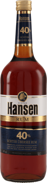 Hansen Rom Blå 40% 1 l