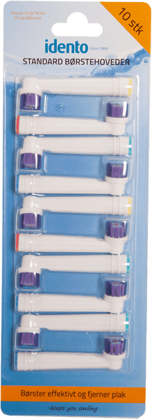 Idento Standard BørnsteHoveder 10-Pak