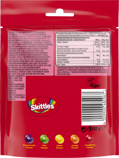 Skittles Fruit 152g