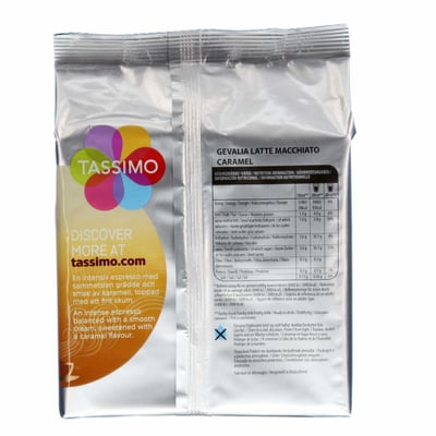 Tassimo Kapsler Gevalia Latte MacchiatiTo Caramel