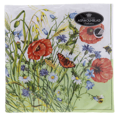 20stk Servietter  3-lag Blomster