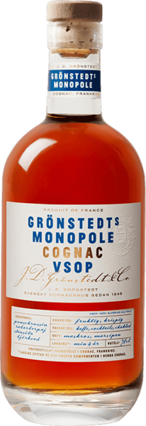 Grönstedts Cognac VSOP 40% 07 l