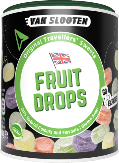 Van Slooten Travellers' Sweets Fruit Drops 200g